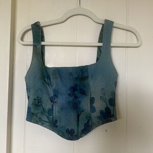 Jaded London denim corset